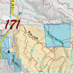 Colorado Unit 171 Elk Concentrations on a Land Ownership Base, the Hybrid Preview 2