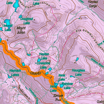 Colorado Unit 18 Elk Concentrations on a Land Ownership Base, the Hybrid Preview 3