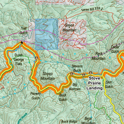 Colorado Unit 19 Elk Concentrations on a Land Ownership Base, the Hybrid Preview 3