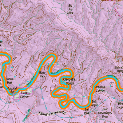 Colorado Unit 2 Elk Concentrations on a Land Ownership Base, the Hybrid Preview 3