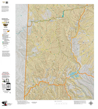 Colorado Unit 21 Elk Concentrations on a Land Ownership Base, the Hybrid Preview 1