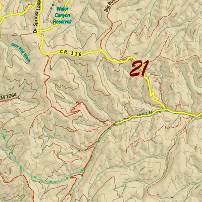 Colorado Unit 21 Elk Concentrations on a Land Ownership Base, the Hybrid Preview 2