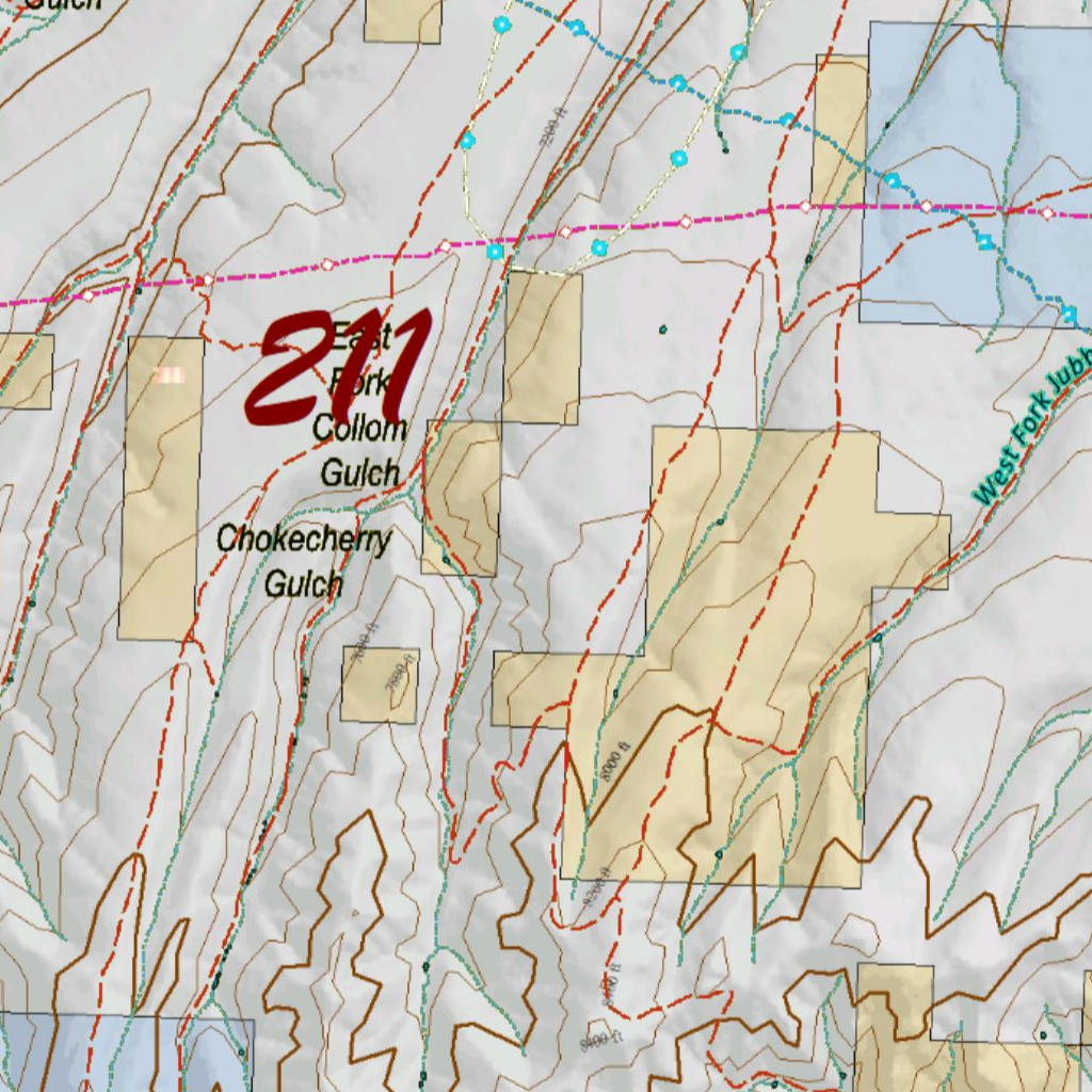 Colorado Unit 211 Elk Concentrations on a Land Ownership Base, the ...