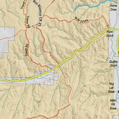 Colorado Unit 22 Elk Concentrations on a Land Ownership Base, the Hybrid Preview 2