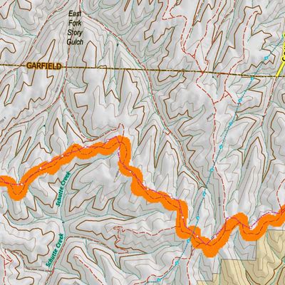 Colorado Unit 22 Elk Concentrations on a Land Ownership Base, the Hybrid Preview 3