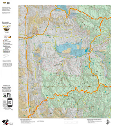 Colorado Unit 23 Elk Concentrations on a Land Ownership Base, the Hybrid Preview 1