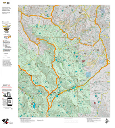 Colorado Unit 231 Elk Concentrations on a Land Ownership Base, the Hybrid Preview 1