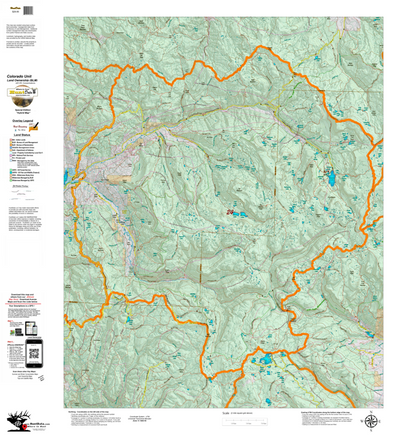 Colorado Unit 24 Elk Concentrations on a Land Ownership Base, the Hybrid Preview 1