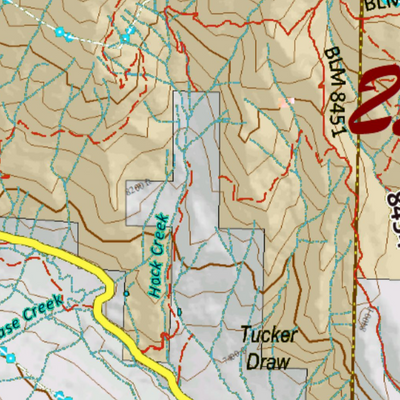 Colorado Unit 25 Elk Concentrations on a Land Ownership Base, the Hybrid Preview 2