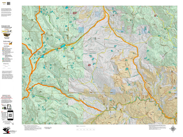 Colorado Unit 26 Elk Concentrations on a Land Ownership Base, the ...