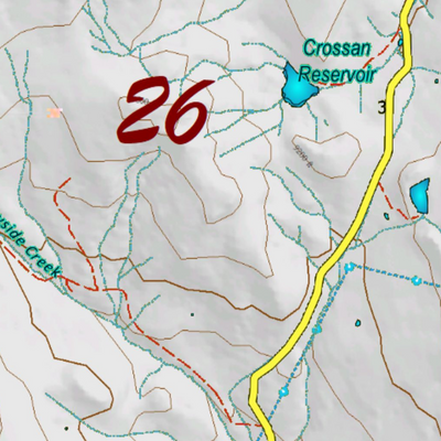 Colorado Unit 26 Elk Concentrations on a Land Ownership Base, the Hybrid Preview 2