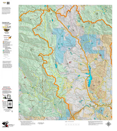 Colorado Unit 27 Elk Concentrations on a Land Ownership Base, the Hybrid Preview 1