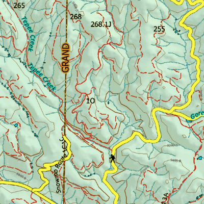 Colorado Unit 27 Elk Concentrations on a Land Ownership Base, the Hybrid Preview 3