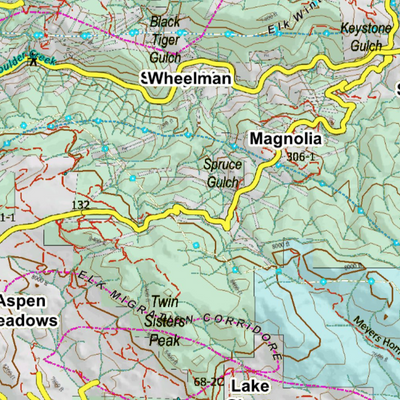 Colorado Unit 29 Elk Concentrations on a Land Ownership Base, the Hybrid Preview 2