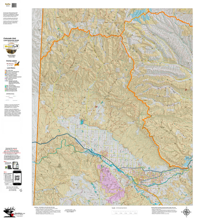 Colorado Unit 30 Elk Concentrations on a Land Ownership Base, the Hybrid Preview 1