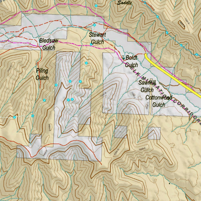 Colorado Unit 31 Elk Concentrations on a Land Ownership Base, the Hybrid Preview 2