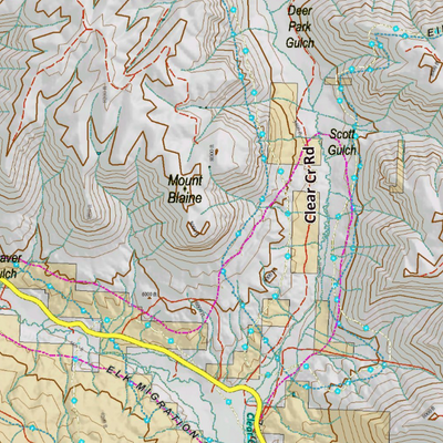 Colorado Unit 31 Elk Concentrations on a Land Ownership Base, the Hybrid Preview 3