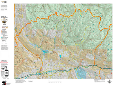 Colorado Unit 33 Elk Concentrations on a Land Ownership Base, the Hybrid Preview 1