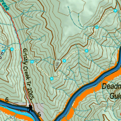 Colorado Unit 34 Elk Concentrations on a Land Ownership Base, the Hybrid Preview 3