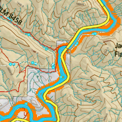 Colorado Unit 35 Elk Concentrations on a Land Ownership Base, the Hybrid Preview 3