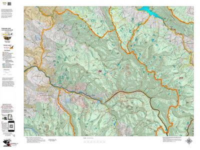 Colorado Unit 36 Elk Concentrations on a Land Ownership Base, the Hybrid Preview 1