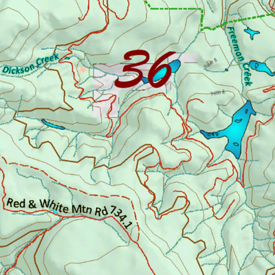 Colorado Unit 36 Elk Concentrations on a Land Ownership Base, the Hybrid Preview 2