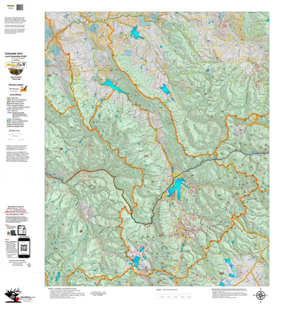 Colorado Unit 37 Elk Concentrations on a Land Ownership Base, the Hybrid Preview 1