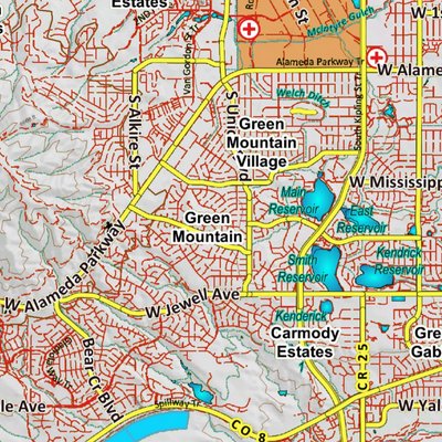 Colorado Unit 38 Elk Concentrations on a Land Ownership Base, the Hybrid Preview 3