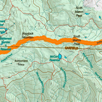 Colorado Unit 42 Elk Concentrations on a Land Ownership Base, the Hybrid Preview 2