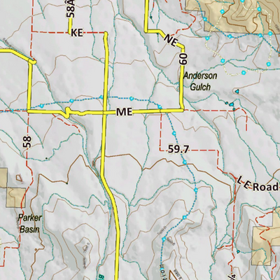 Colorado Unit 421 Elk Concentrations on a Land Ownership Base, the Hybrid Preview 2