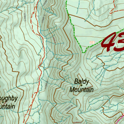 Colorado Unit 431 Elk Concentrations on a Land Ownership Base, the Hybrid Preview 2