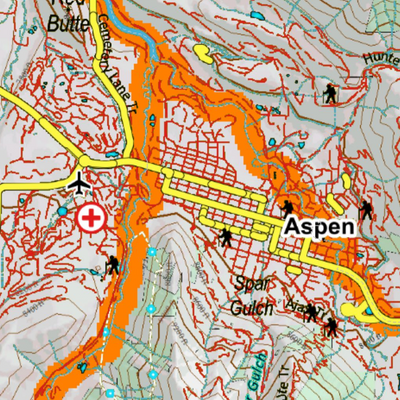 Colorado Unit 431 Elk Concentrations on a Land Ownership Base, the Hybrid Preview 3