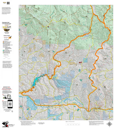 Colorado Unit 441 Elk Concentrations on a Land Ownership Base, the Hybrid Preview 1