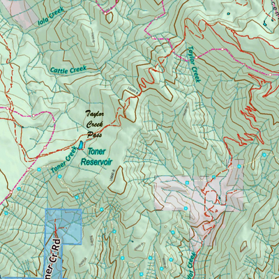 Colorado Unit 444 Elk Concentrations on a Land Ownership Base, the Hybrid Preview 2