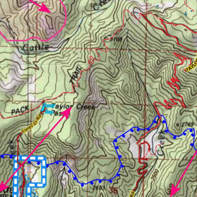 Colorado HuntData LLC Colorado_Unit_444_Mule_Deer_Habitat digital map