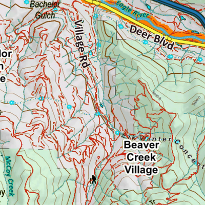 Colorado Unit 45 Elk Concentrations on a Land Ownership Base, the Hybrid Preview 3