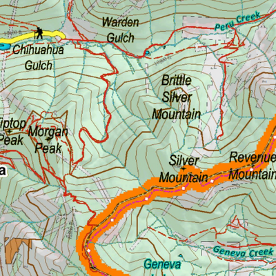 Colorado Unit 46 Elk Concentrations on a Land Ownership Base, the Hybrid Preview 3