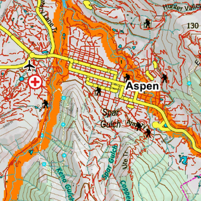Colorado Unit 47 Elk Concentrations on a Land Ownership Base, the Hybrid Preview 3