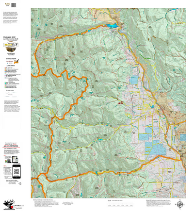 Colorado Unit 481 Elk Concentrations on a Land Ownership Base, the Hybrid Preview 1