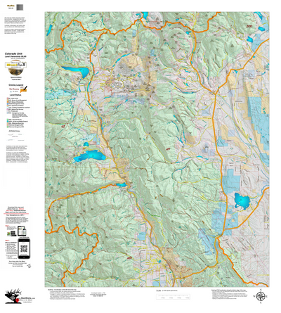 Colorado Unit 49 Elk Concentrations on a Land Ownership Base, the Hybrid Preview 1