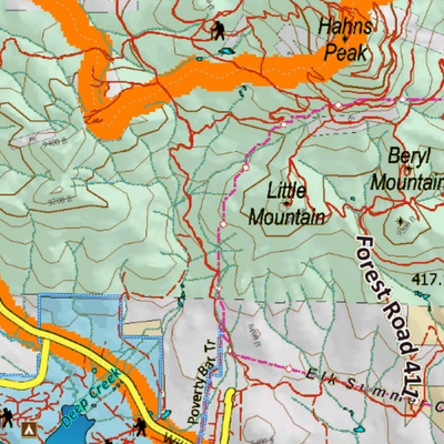 Colorado Unit 5 Elk Concentrations on a Land Ownership Base, the Hybrid Preview 3