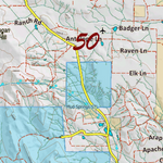 Colorado Unit 50 Elk Concentrations on a Land Ownership Base, the Hybrid Preview 2