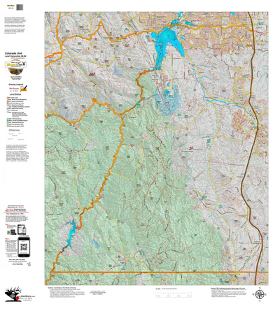 Colorado Unit 51 Elk Concentrations on a Land Ownership Base, the Hybrid Preview 1