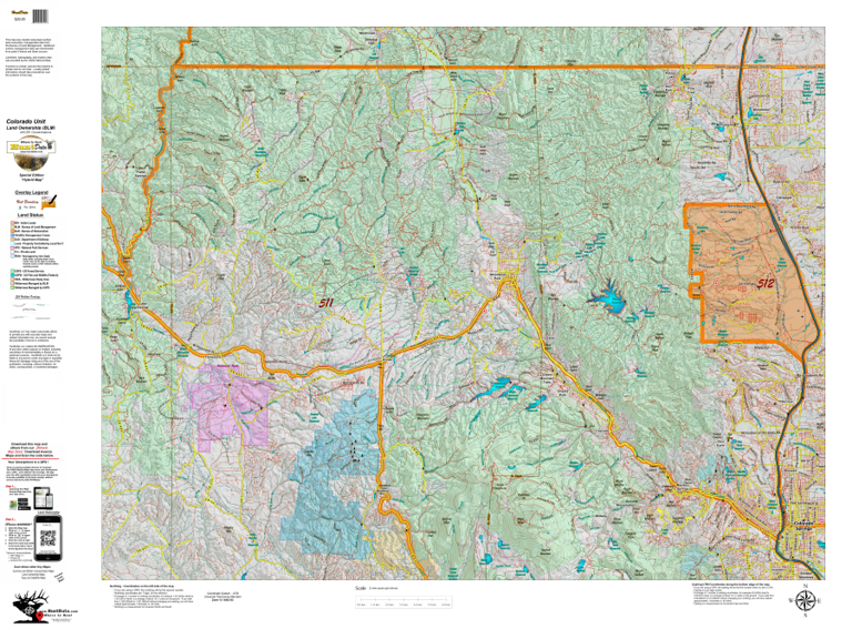 Colorado Unit 511 Elk Concentrations on a Land Ownership Base, the ...