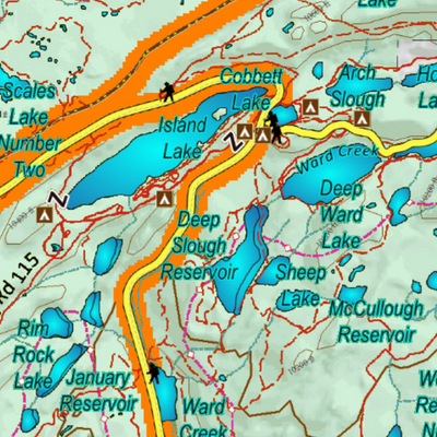 Colorado Unit 52 Elk Concentrations on a Land Ownership Base, the Hybrid Preview 3