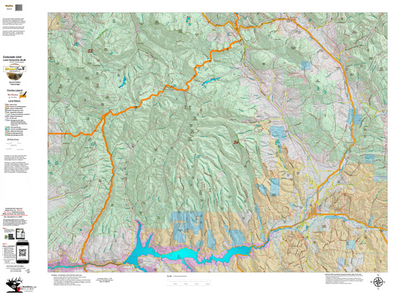 Colorado Unit 54 Elk Concentrations on a Land Ownership Base, the Hybrid Preview 1