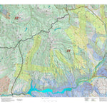 Colorado HuntData LLC Colorado Unit 54 Mule Deer Concentrations digital map