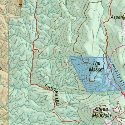 Colorado Unit 57 Elk Concentrations on a Land Ownership Base, the Hybrid Preview 2