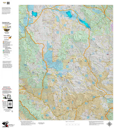 Colorado Unit 58 Elk Concentrations on a Land Ownership Base, the Hybrid Preview 1