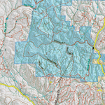 Colorado Unit 581 Elk Concentrations on a Land Ownership Base, the Hybrid Preview 3